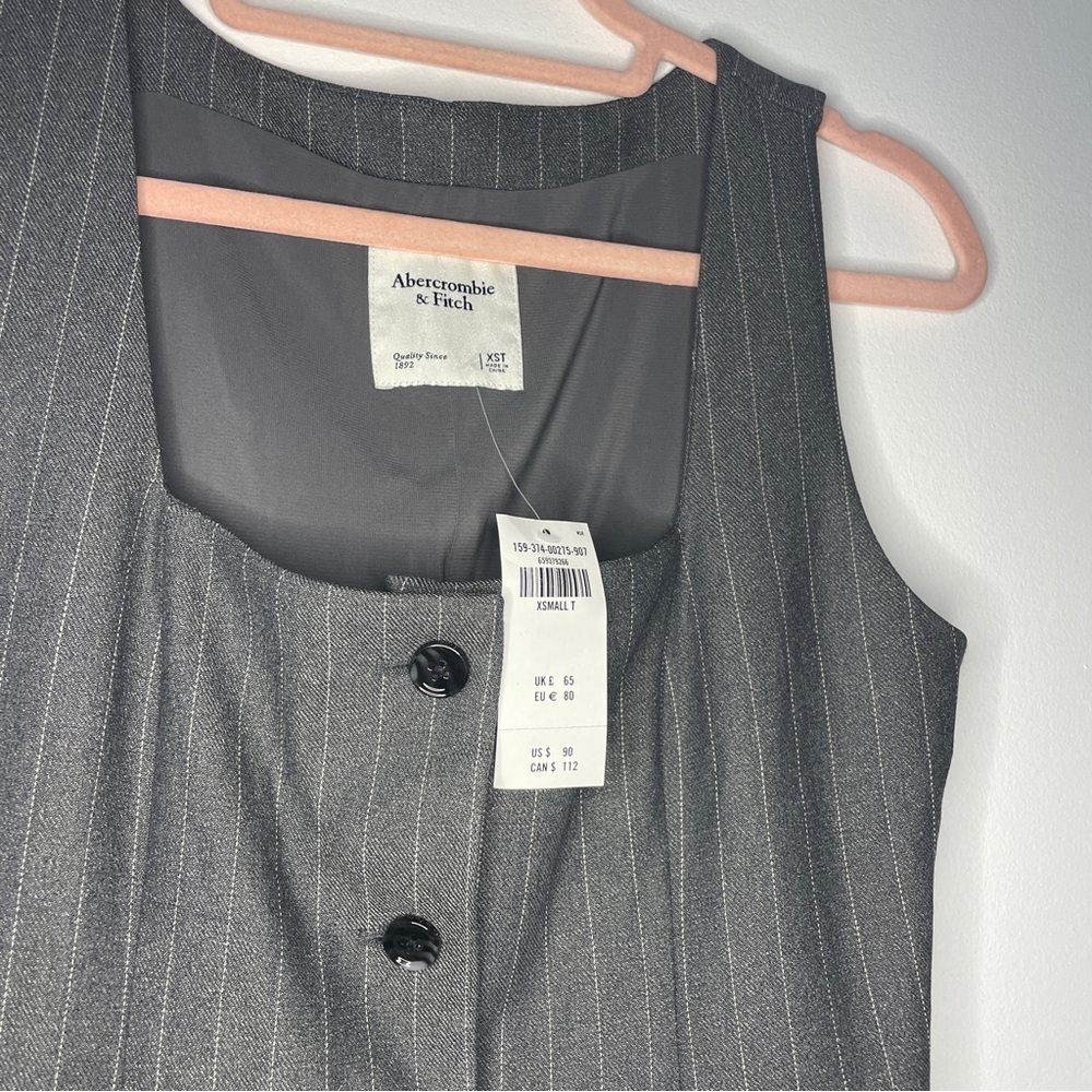 Abercrombie & Fitch Mara Square Neck Mini Dress XS Tall - Picture 8 of 10